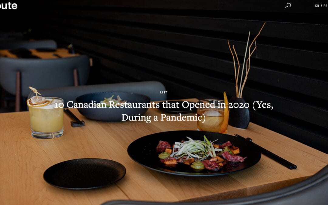 10 Canadian Restaurants that Opened in 2020 (Yes, During a Pandemic)